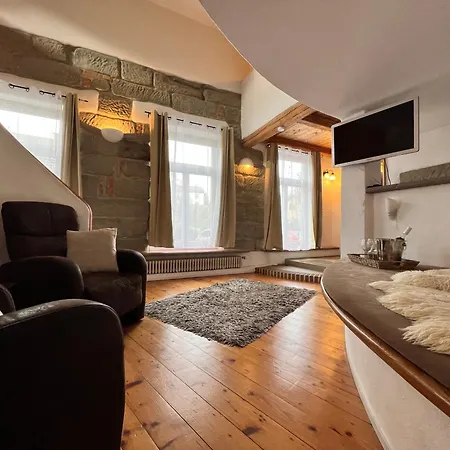 Goldbachmuehle Wasserrad Lägenhet *